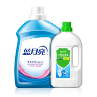 蓝月亮洗衣液 深层洁净 强效去污 衣物消毒 专业杀菌 衣物清洁组合 洁净自然香3kg+衣物消毒液1kg