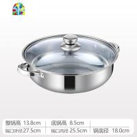 28cm电磁炉蒸锅 加厚不锈钢汤蒸锅多功能汤锅礼品 FENGHOU 汤锅