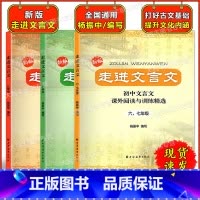 走进文言文 6789年级(套装3本) 初中通用 [正版]走进文言文 6789年级 任选 初中文言文课外阅读与训练精选六七