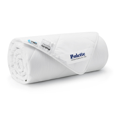 贝儿帝（Balette）PCM调温科技被德国进口绗缝工艺平纹条纹/格子纤维被子白色2.0*2.3m