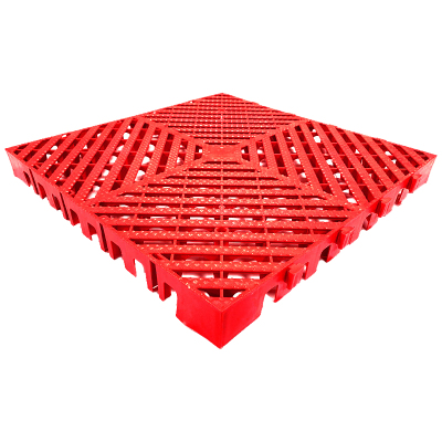 臻远 ZY3121323地格栅塑料拼接地板垫网格垫板 红色