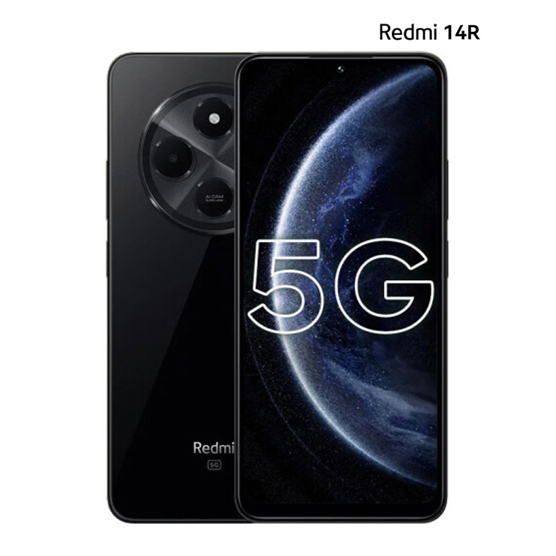 小米Redmi 14R 暗影黑 8GB+256GB 第二代骁龙4 5G芯 5000万超清影像 5160mAh长续航 红米智能手机