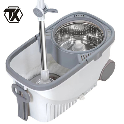 铁迅免手洗旋转拖把套装D50 套