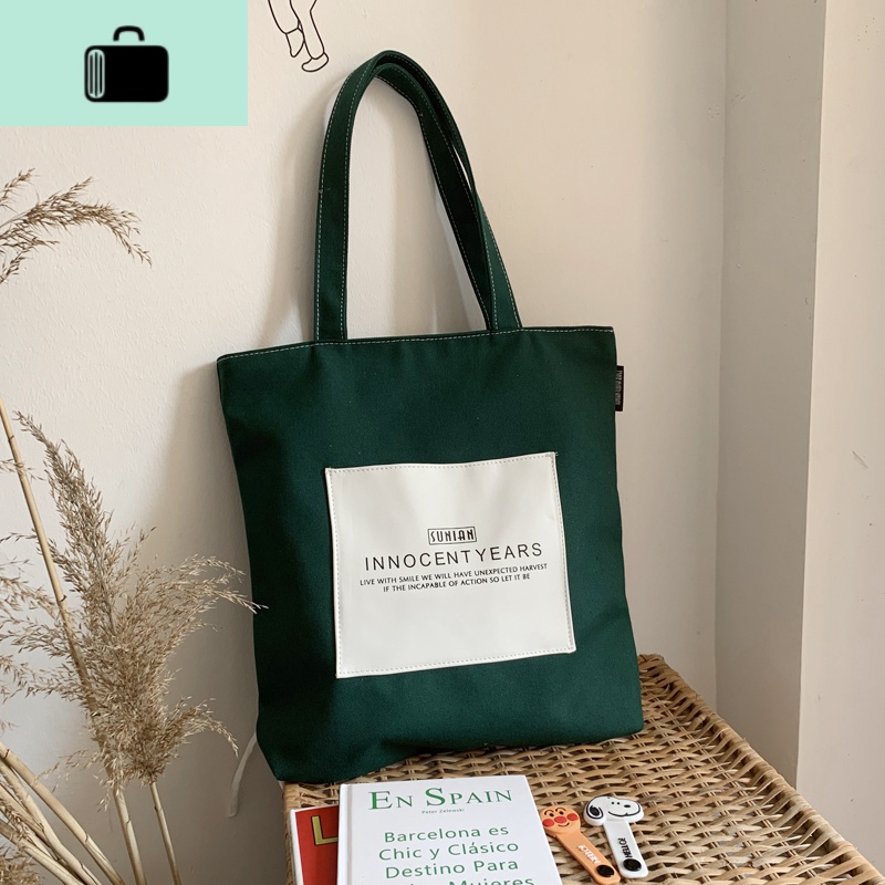 新款原创古着感文艺森系大学生上课书包加厚帆布手提单肩包女NEW LAKE女士单肩包