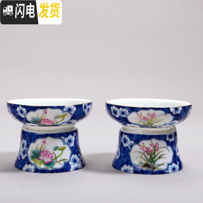 三维工匠景德镇青花瓷礼品功夫茶具套装家用陶瓷羊脂玉三才盖碗品茗杯 茶过滤(单个)