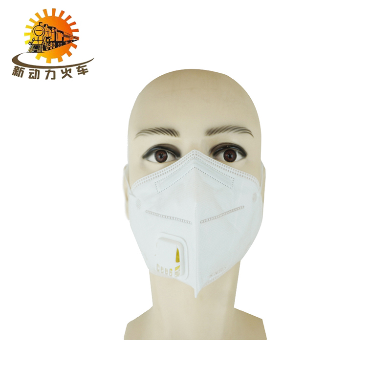 新动力火车 头戴式带阀折叠口罩 KN95 单位:只