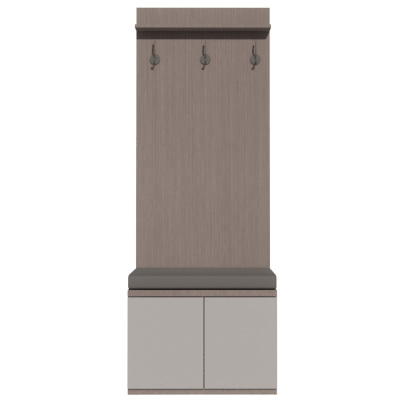 东业家具 酒店家具一体柜换鞋凳DY-21G(800*400*2000)个