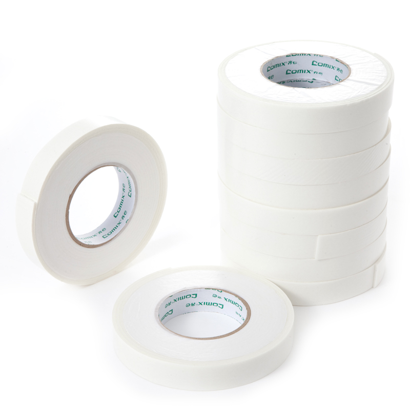 齐心 PM2405-10 双面泡棉胶带 24mm*5y 白 10卷/袋 单位:袋