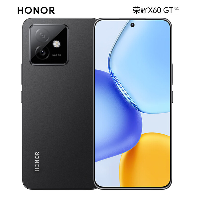 荣耀X60 GT 16GB+512GB 幻夜黑 骁龙旗舰芯片 6300mAh青海湖电池 AI 5G手机