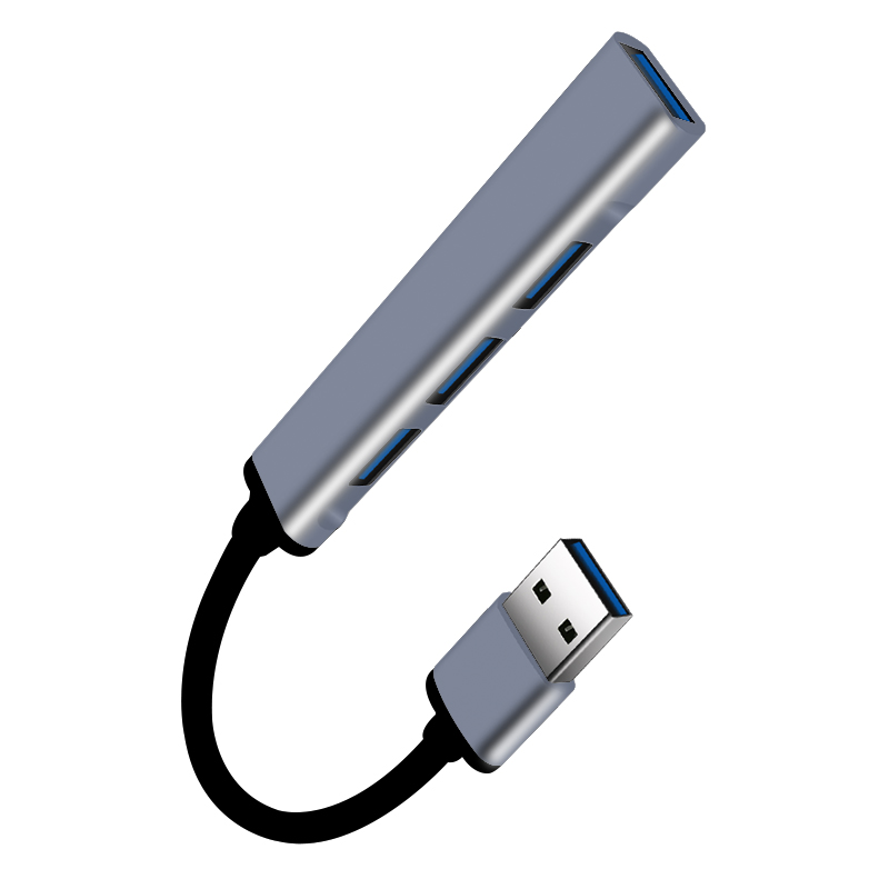 雷神(thunderobot) usb-a扩展坞,拓展坞一拖四usb分线器扩展器,集线器