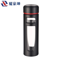 耀豪坤双层玻璃杯水杯宣传水杯可定制400ML/个