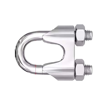 卡扣钢丝夹U型夹 M8 304不锈钢 (100个起订)