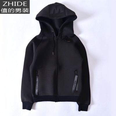 SUNTEK春季潮牌韩版直拉链连帽太空棉卫衣男女款宽松情侣装长袖外套帽衫卫衣