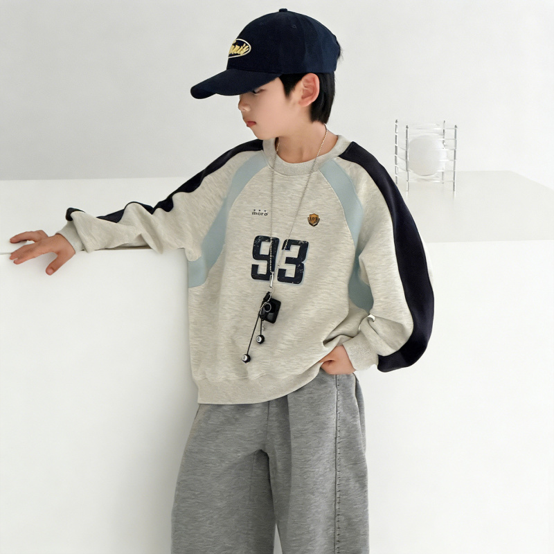 男童卫衣春季儿童内搭上衣服2026春秋新款大童装春装打底衫潮男孩