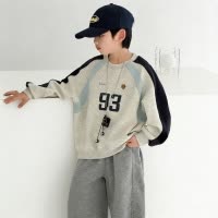 男童卫衣春季儿童内搭上衣服2026春秋新款大童装春装打底衫潮男孩