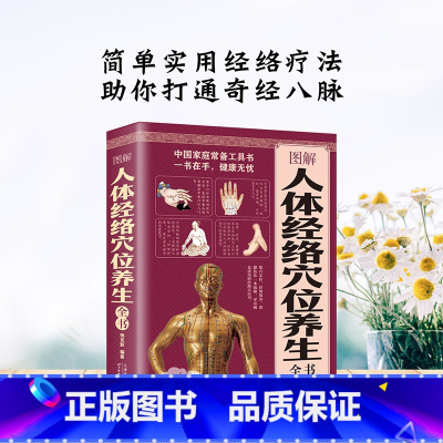 [正版] 图解人体经络穴位中医养生全书 简单实用经络疗法助你打通奇经八脉 保健精准穴位按摩书籍 养生保健书