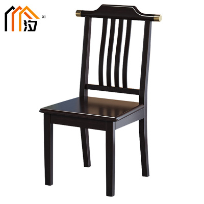 汐 餐椅 黑檀色把