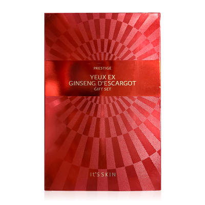 It’sSkin伊思红参蜗牛滚珠按摩眼霜精华15m*2去黑眼圈提拉紧致补水保湿香港直邮