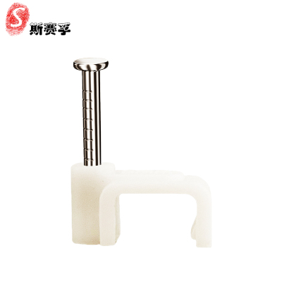 斯赛孚 SF-FXQ6 (100个/包)卡钉方形钢钉线卡子6mm (30包装)
