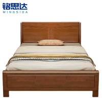 铭思达实木单人床1米张