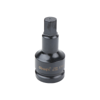 长鹿工具 19mm系列公制气动内六角套筒 17mm 1个