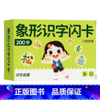 绿色象形识字闪卡 [正版]时光学幼儿象形识字闪卡幼儿园儿童小学生图形认知记忆力幼小衔接早教教具基础进阶强化全面均衡发展轻