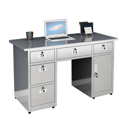 班龙办公桌1.6m五斗中抽张