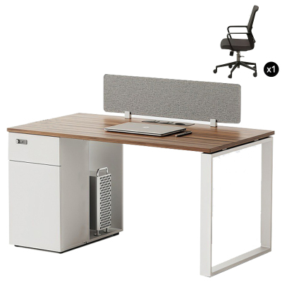 凌迪星带椅学习桌1400*600*750mm套