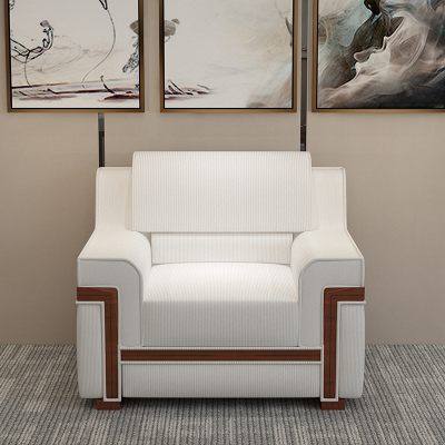 臻远 单人位沙发 ZYJJ-80231 布艺+木质 1100*930*900mm,布艺+木质