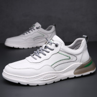 男鞋新款四季潮流运动休闲鞋子板鞋男士休闲小白皮鞋