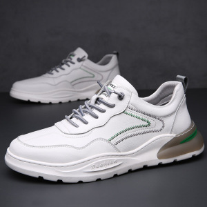 男鞋新款四季潮流运动休闲鞋子板鞋男士休闲小白皮鞋
