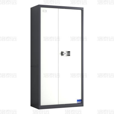 洛泰远 钢制保密柜密码文件柜保密档案资料柜 灰白套色通门智能密码锁