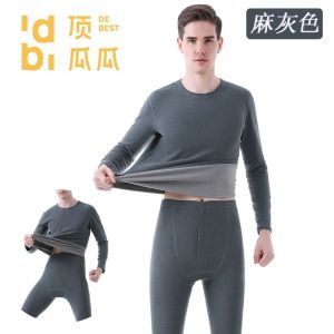 冬季德绒保暖内衣套装男加厚冬天情侣秋衣秋裤德绒打底衫女