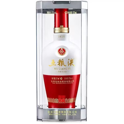 五粮液1618 52度375ml*1瓶 浓香型白酒