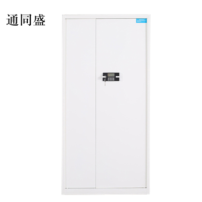 通同盛钢制密码文件柜保险柜铁皮资料柜通门白色密码锁420*900*1850