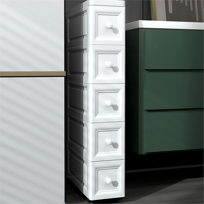 藤印象夹缝收纳柜抽屉式厨房缝隙置物架窄边卫生间储物柜