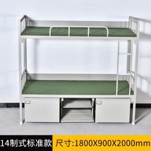 铭威盾制式营具单人床边防消防官兵床士兵床军区床宿舍床加厚单人床单层床双层床双人床