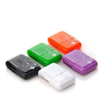 川宇C258手机单反相机TF/SD/MS/PSP内存卡多功能多合一读卡器