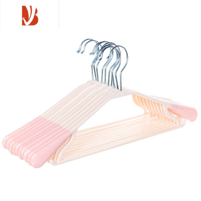 三维工匠马卡龙肩衣架成人防滑衣服架晾衣架家用衣撑塑料大衣架子挂钩