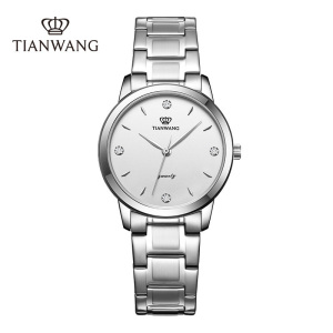 天王表(TIAN WANG)手表 时尚休闲石英情侣表商务大气男表简约休闲女士手表 3887