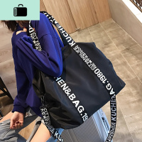 大包包女2020新款潮韩版百搭单肩斜挎包牛津布手提大容量旅行健身NEW LAKE女斜挎包