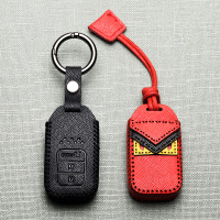 [补贴10%]小怪兽2019款本田十代雅阁CRV冠道思域XRV真皮车钥匙包套创意个性汽车钥匙包