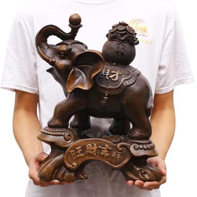 美帮汇大象摆件一对客厅酒柜装饰家居房间布置摆设乔迁新居礼品