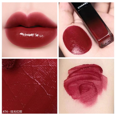香奈儿(CHANEL)炫光唇釉5.5ml #74炫光红棕