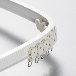家柏饰(CORATED)铝合金窗帘轨道 弯轨L型U型飘窗轨道幔轨可弯曲单双窗帘杆整根