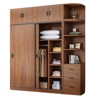 攸形木质衣柜100*50*180cm台