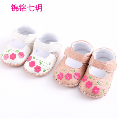 锦铭七玥0-1岁胶底鞋外贸学步鞋婴儿软底鞋 代发