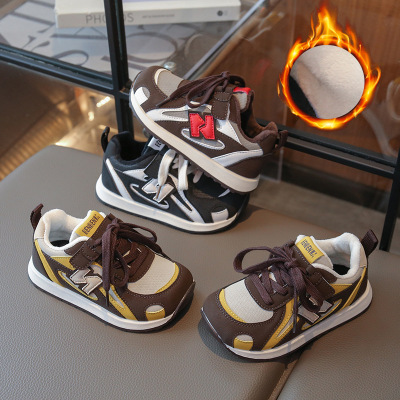 复古风德训男女潮鞋秋冬厚底休闲加绒运动轻便老爹鞋