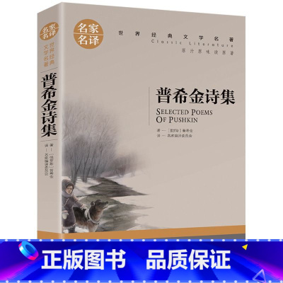 普希金诗集 [正版]普希金诗集小学生初中生课外阅读书世界经典文学名著cs