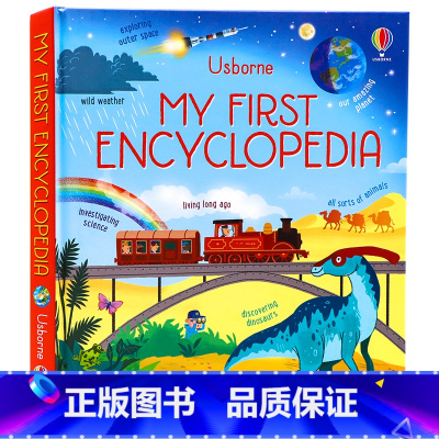 [正版]Usborne出品 我的首本百科全书 英文原版 My first encyclopedia 儿童启蒙认知科普百